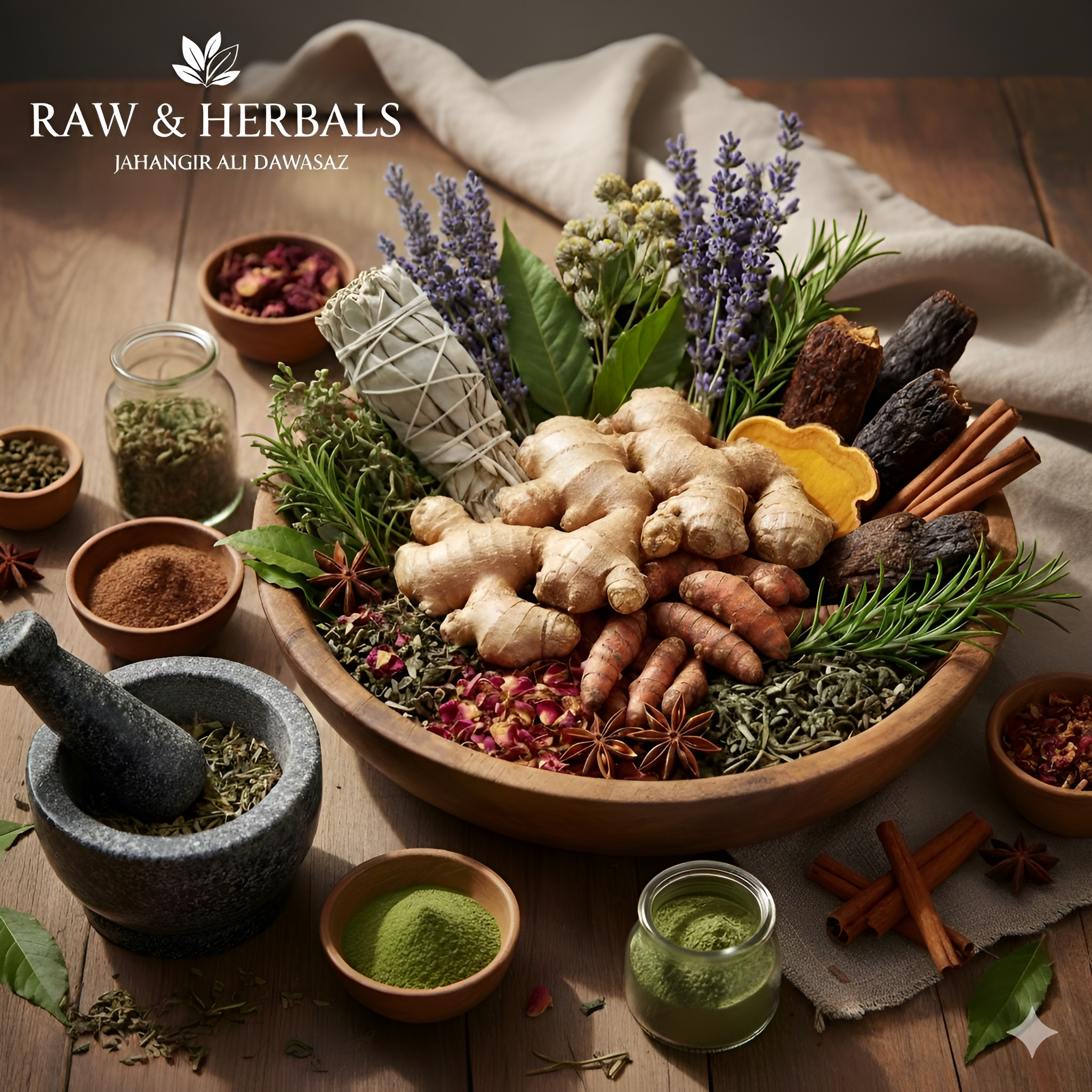 raw and herbals